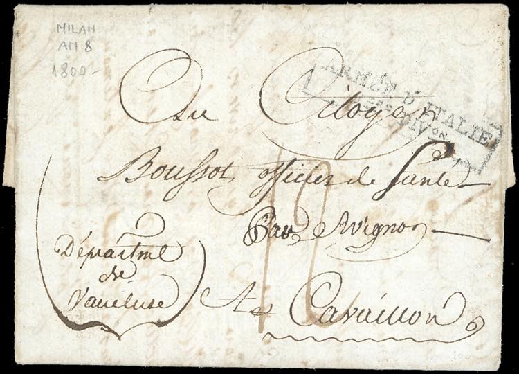 1800 - Lettera prefilatelica da ... 