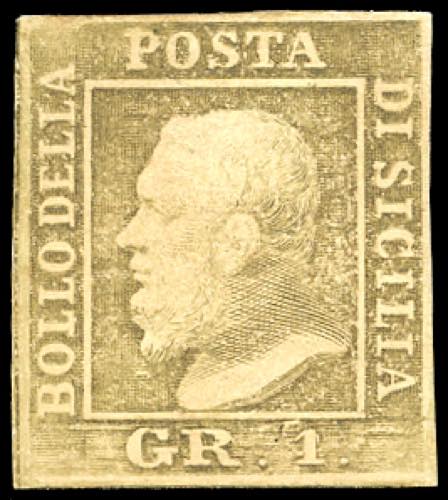 1859 - 1 grano bruno oliva, II ... 
