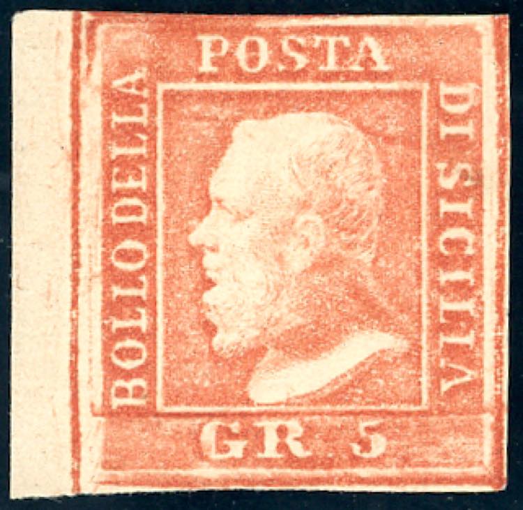 1859 - 5 grana vermiglio chiaro, I ... 