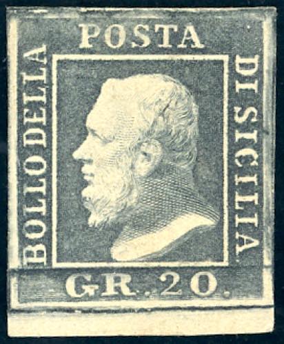 1859 - 20 grana grigio ardesia ... 