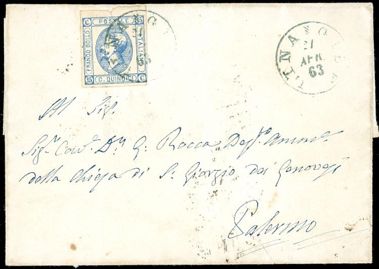 GIBELLINA, cerchio azzurro punti ... 