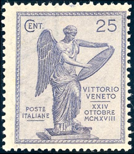 1921 - 25 cent. violetto Vittoria, ... 