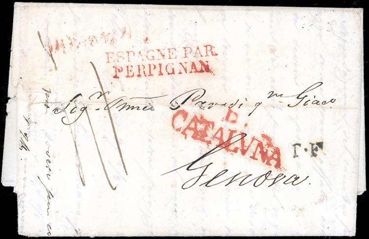 SARDEGNA-SPAGNA 1833 - Lettera ... 
