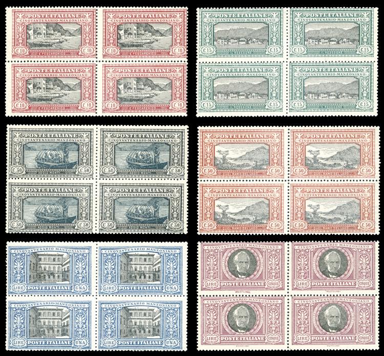 1923 - Manzoni, serie completa ... 