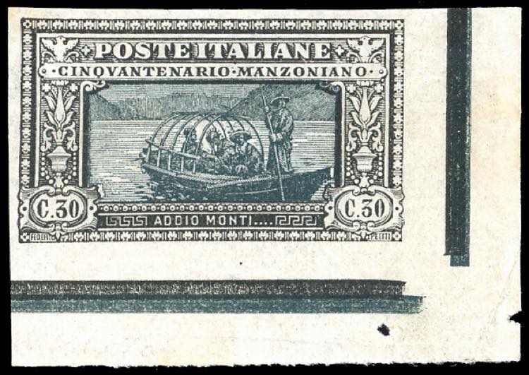 1923 - 50 cent. Manzoni, non ... 