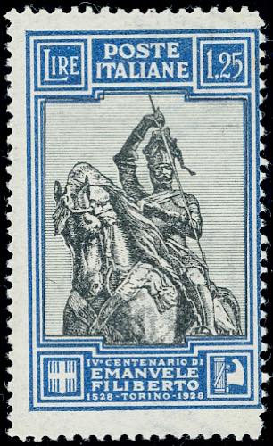 1928 - 1,25 lire Emanuele ... 