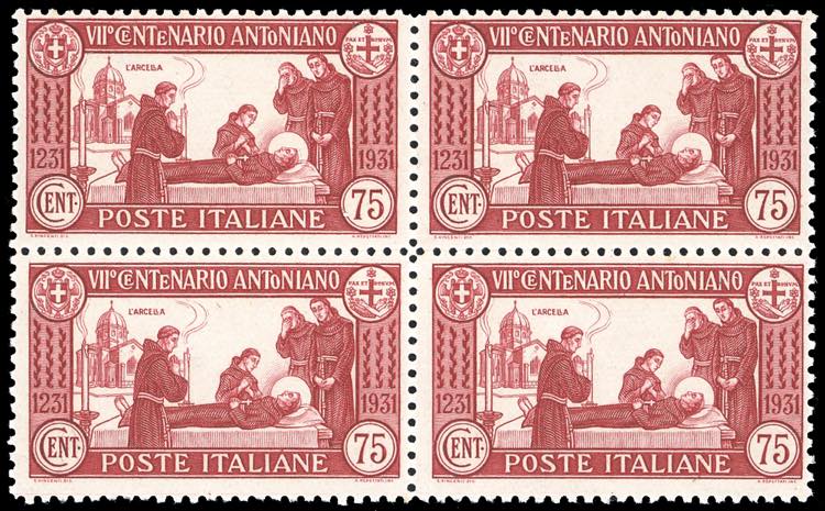 1931 - 75 cent. S.Antonio, dent. ... 