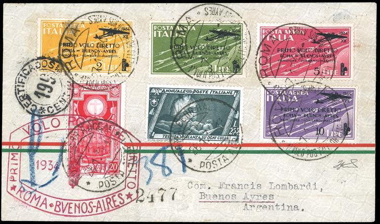 1934 - Volo Roma-Buenos Aires, ... 