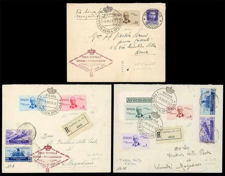 1934 - Volo Roma-Mogadiscio, serie ... 