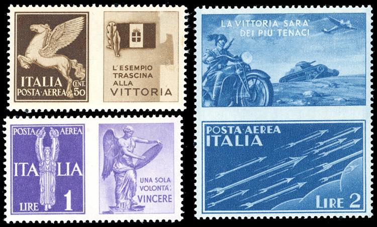 1942 - Non emessi, serie completa ... 