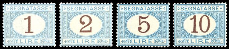 1870/1874 - 1, 2, 5 e 10 lire ... 
