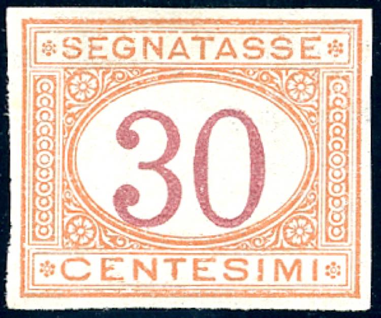 1890 - 30 cent. arancio e ... 