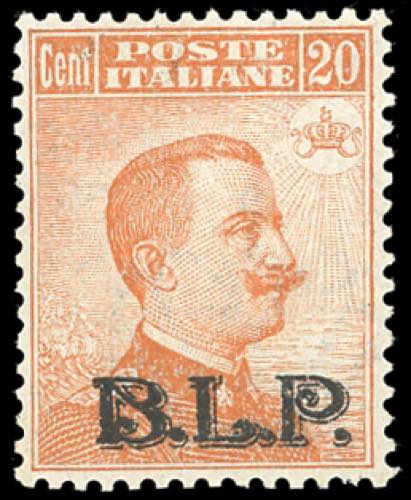 1922 - 20 cent., soprastampa BLP ... 