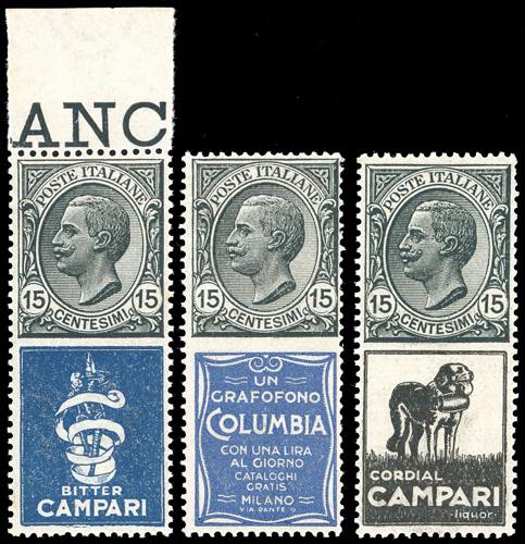 1923 - 15 cent. Bitter Campari, ... 