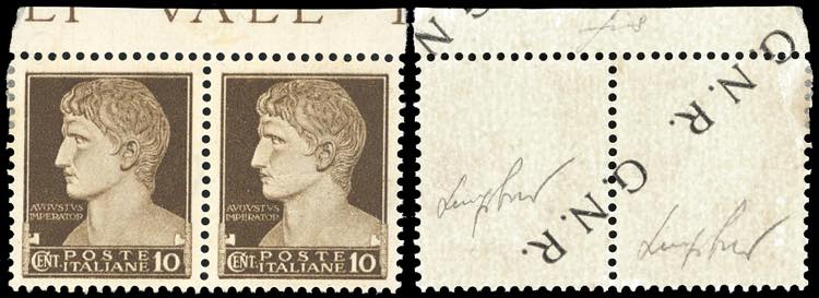 1943 - 10 cent. soprastampa G.N.R. ... 