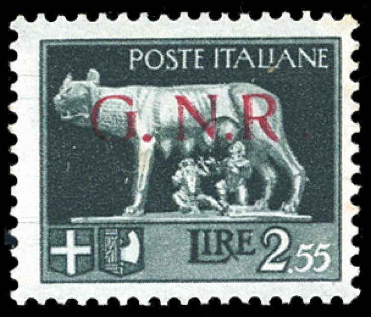 1943 - 2,55 lire soprastampa ... 