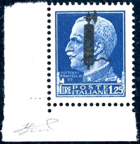 1944 - 1,25 lire soprastampa ... 