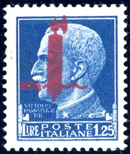 1944 - 1,25 lire soprastampa ... 