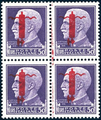 1944 - 50 lire soprastampato ... 