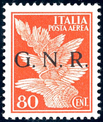 1943 - 80 cent. soprastampa G.N.R. ... 