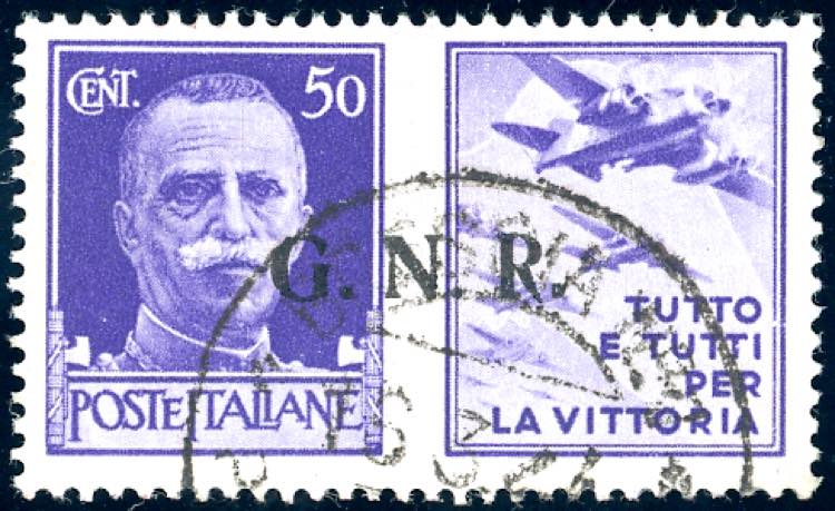 1943 - 50 cent. Aeronautica, ... 
