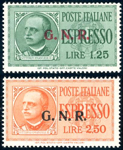 1944 - Soprastampati G.N.R., ... 