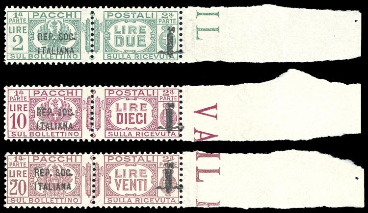 1943 - 2 lire, 10 lire e 20 lire ... 