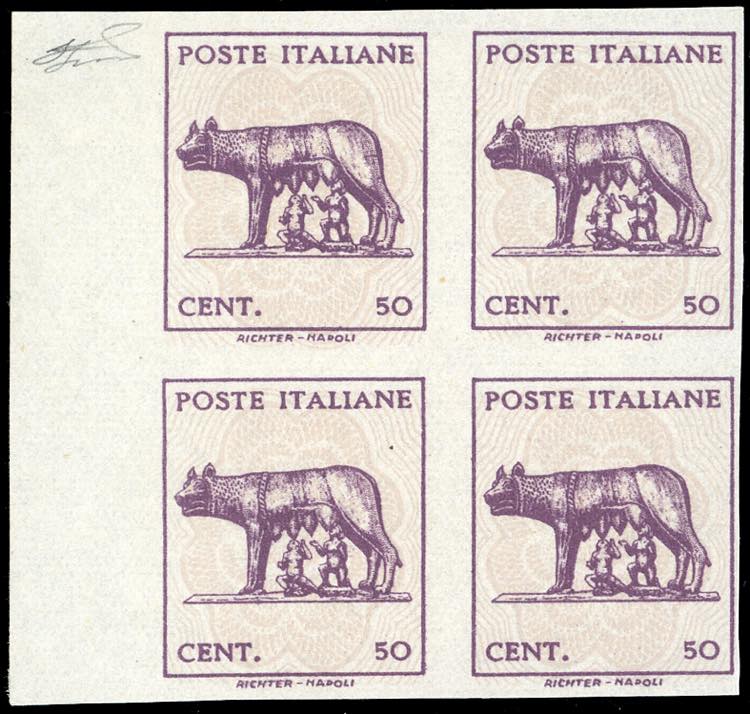 1944 - 50 cent. Lupa di Bari, ... 