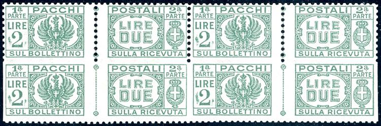PACCHI POSTALI 1946 - 2 lire ... 