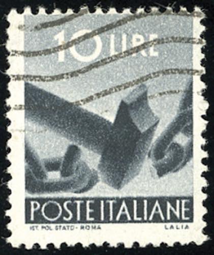 1945 - 10 lire ardesia ... 