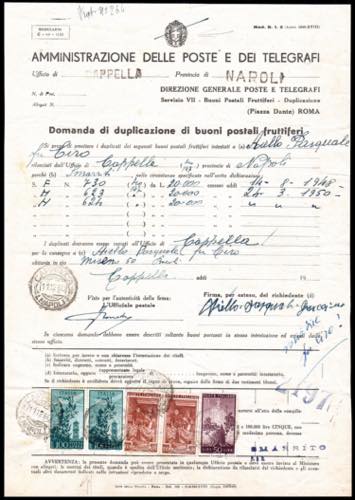 1950 - 100 lire Lavoro, filigrana ... 