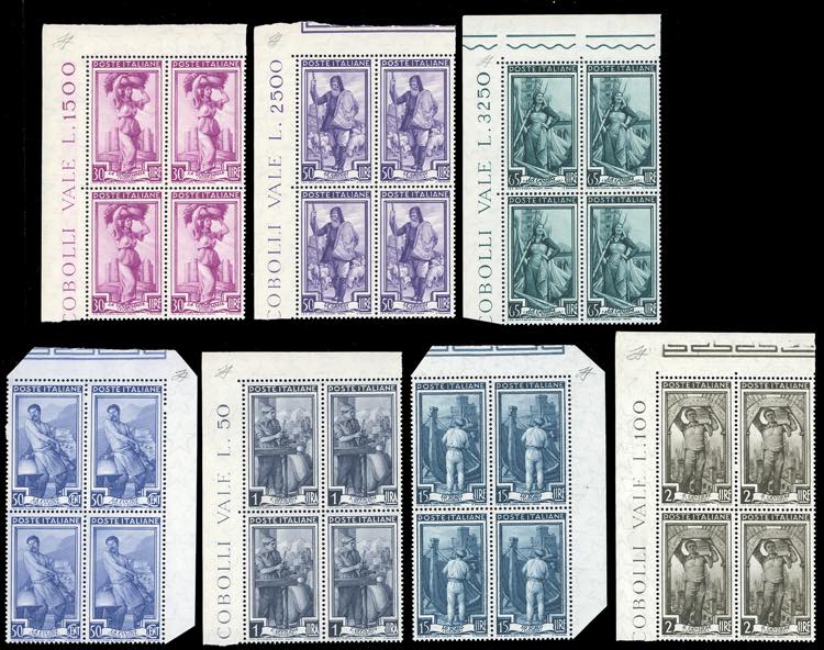 1955/57 - Lavoro, filigrana ... 