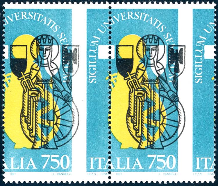 1991 - 750 lire Scuole dItalia, ... 