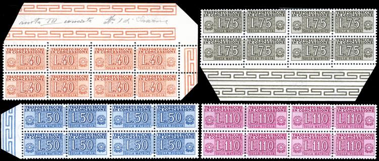 1953/55 - Filigrana ruota ... 