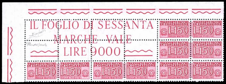 1968 - 150 lire carminio, ... 