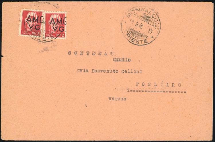 1946 - 2 lire, soprastampa ... 