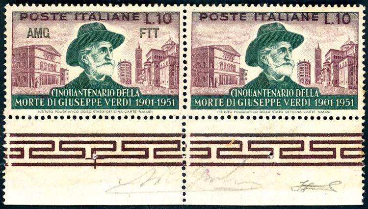 1951 - 10 lire Verdi, coppia ... 