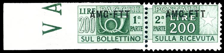 PACCHI POSTALI 1949 - 200 lire, ... 