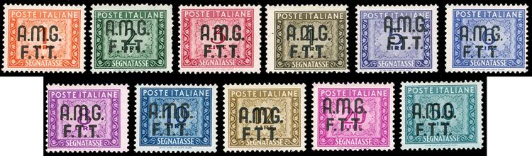 SEGNATASSE 1947/49 - Soprastampati ... 