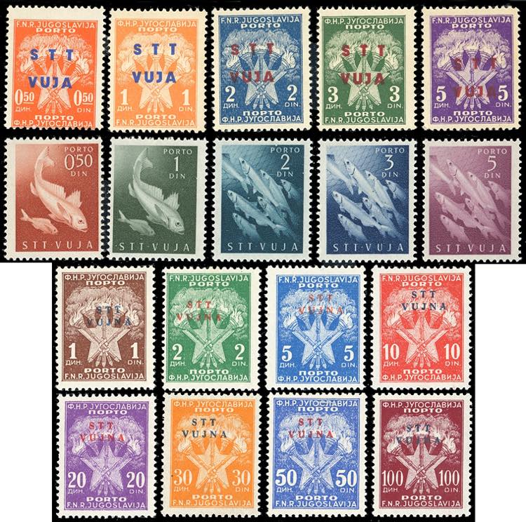 SEGNATASSE 1949/52 - Le tre ... 