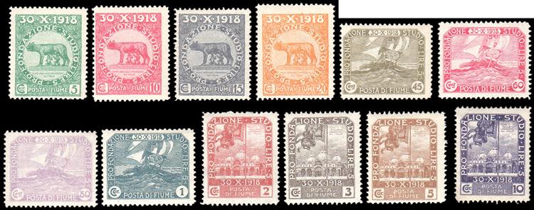 FIUME 1919 - Plebiscito, serie ... 