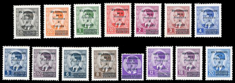 LUBIANA 1941 - Soprastampati Alto ... 