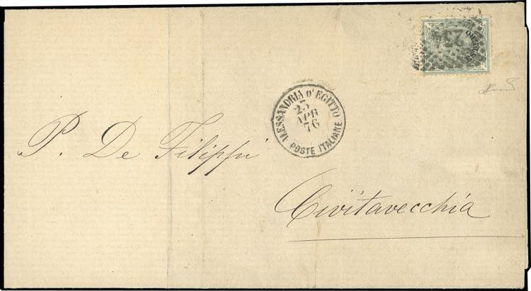 EMISSIONI GENERALI 1876 - 5 cent. ... 