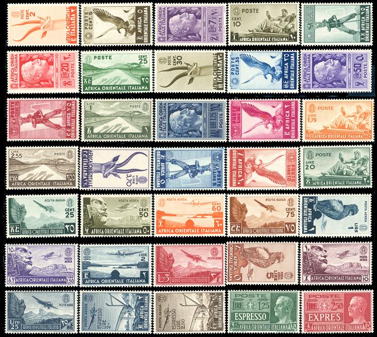 1938 - Soggetti vari, I emissione, ... 