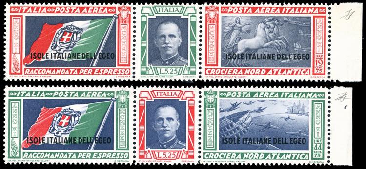 POSTA AEREA 1933 - Trittici ... 