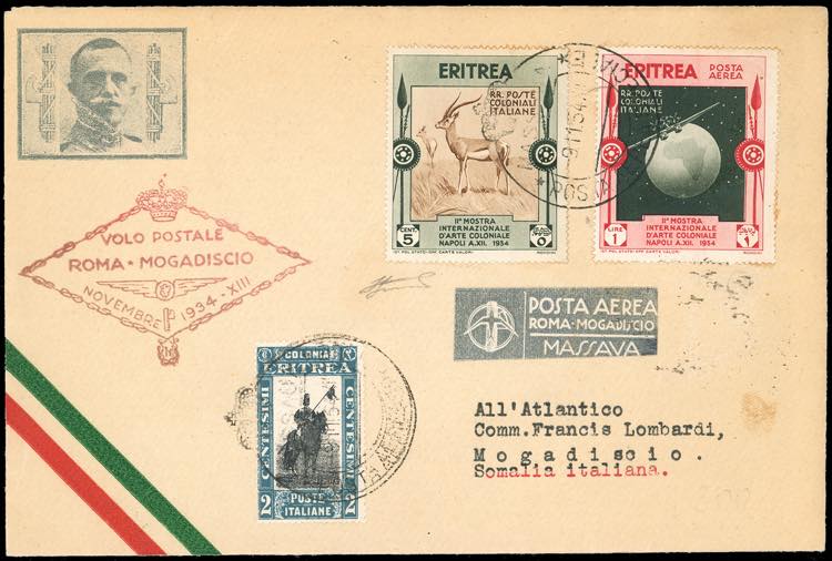POSTA AEREA 1934 - 1 lira posta ... 