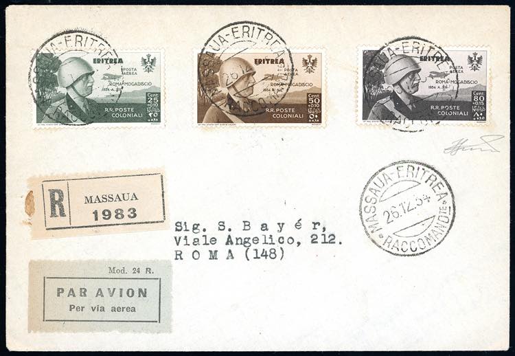 POSTA AEREA 1934 - 25 + 10 cent., ... 