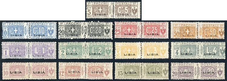 PACCHI POSTALI 1915/24 - Nodo di ... 