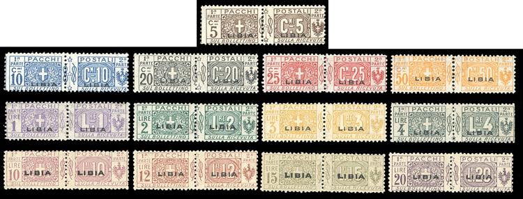 PACCHI POSTALI 1915/24 - Nodo di ... 