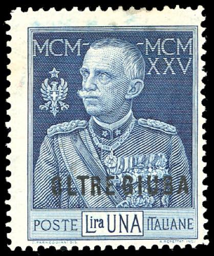 1925 - 1 lira azzurro Giubileo, ... 